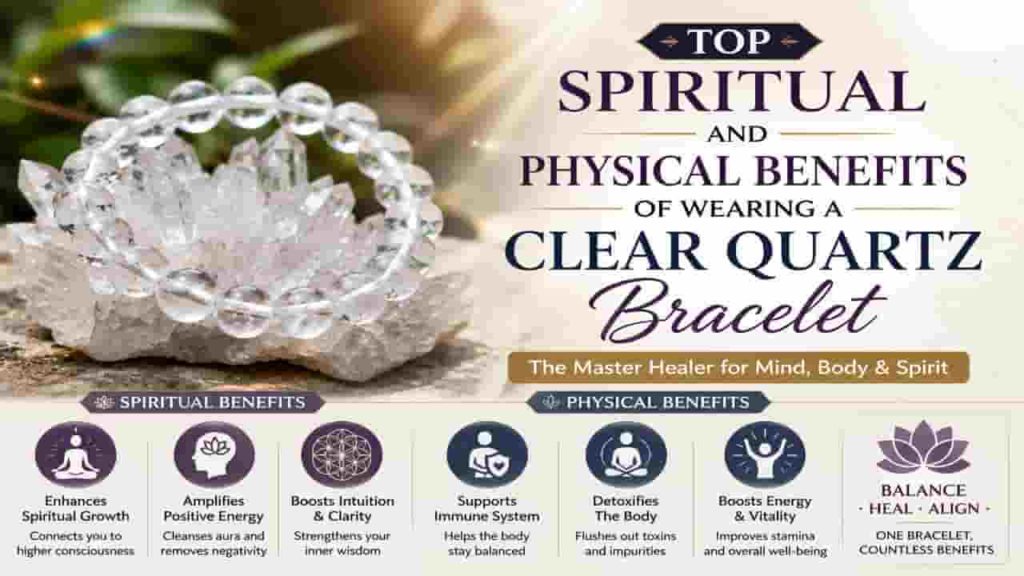 Spiritual and Physical Benefits of Wearing a Clear Quartz Bracelet