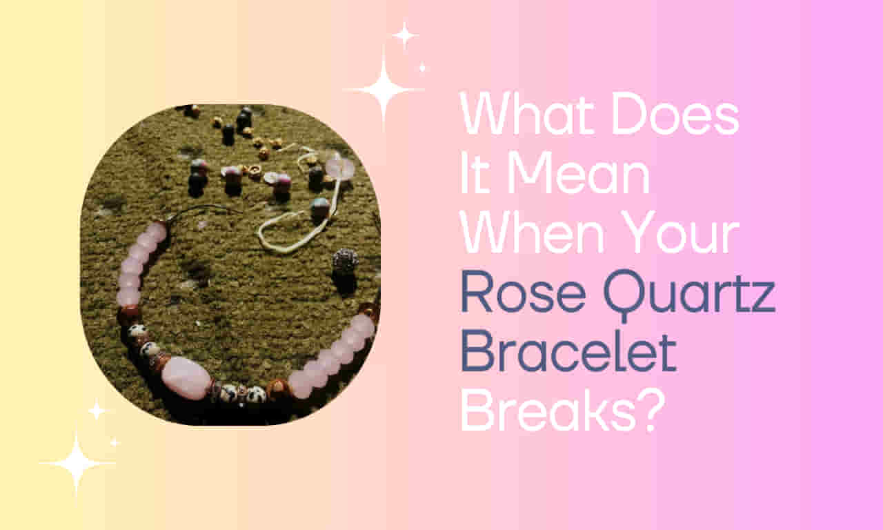 Broken Rose Quartz Bracelet