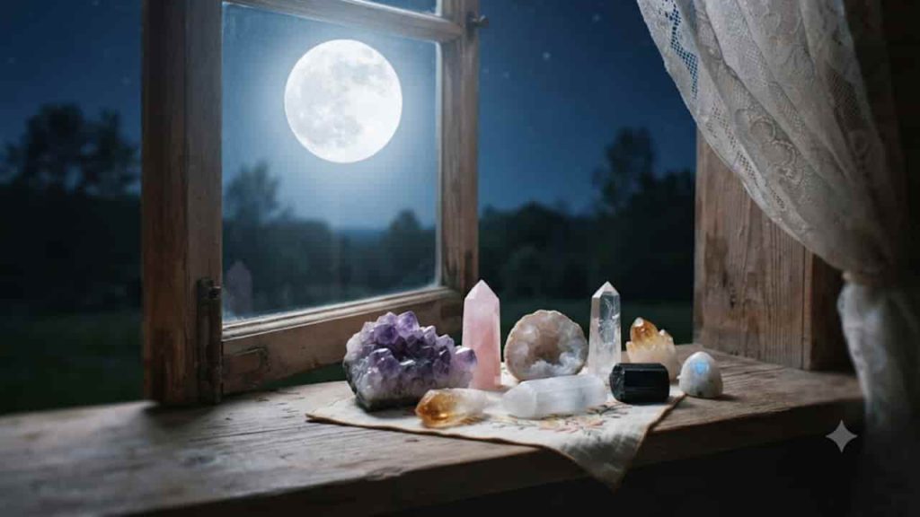 Charge Crystals Under a Full Moon
