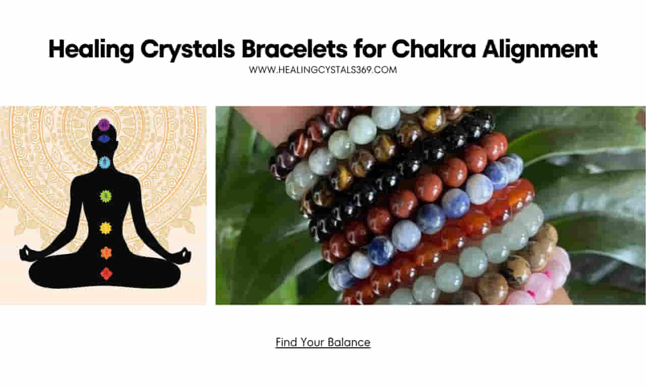 Healing Crystals Bracelets for Chakra Alignment