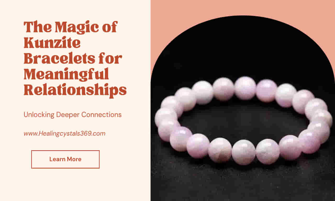 Kunzite Bracelet for Relationships