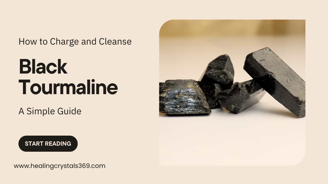 Charge and Cleanse Black Tourmaline