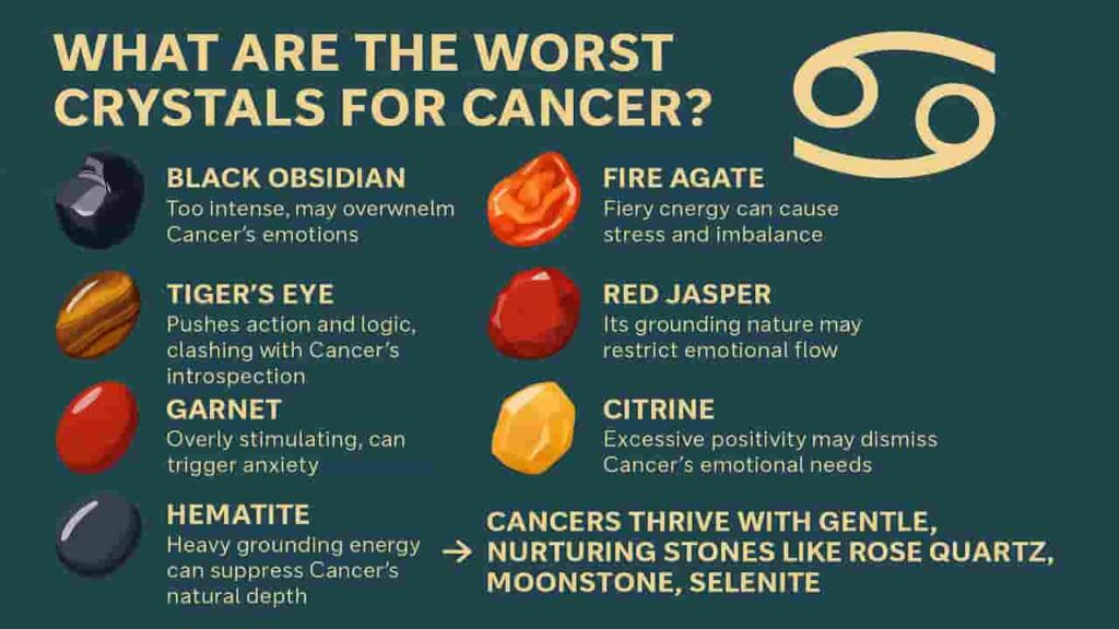 What Are The Worst Crystals for Cancer Zodiac Signs to Avoid