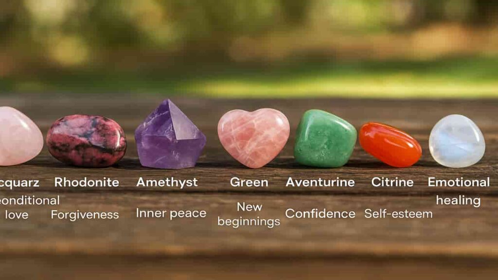 crystals for self love