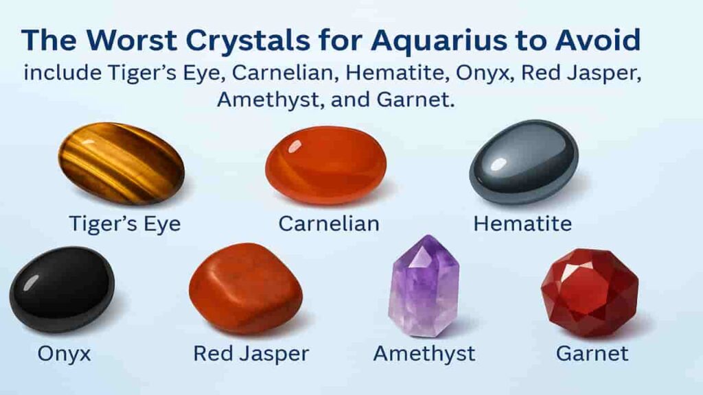 worst crystals for Aquarius