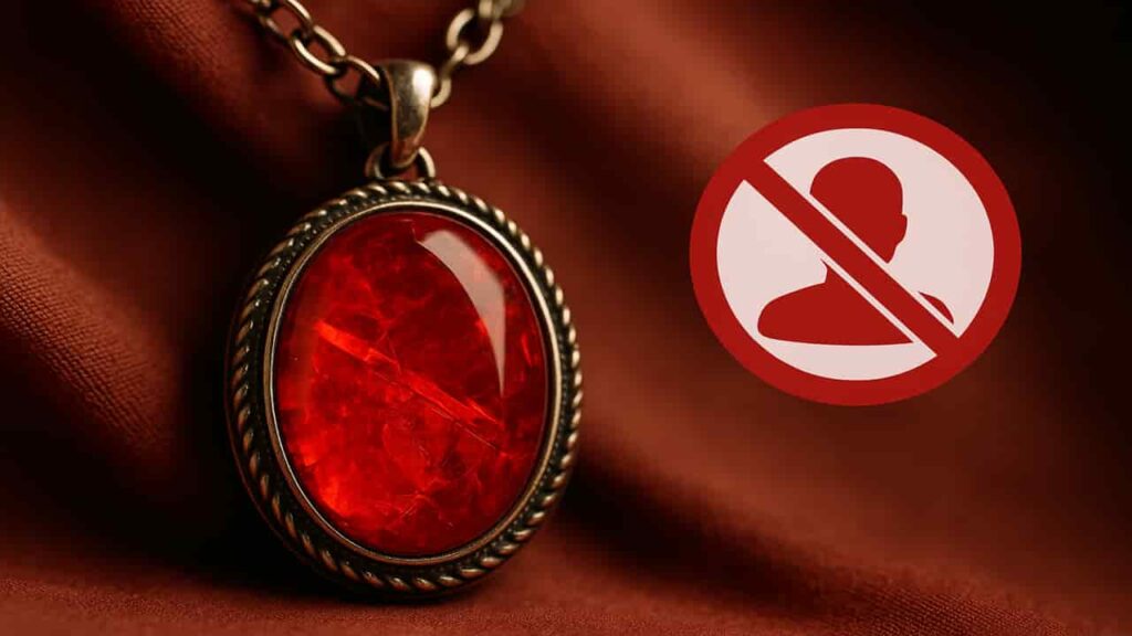 Cinnabar Crystal Necklace