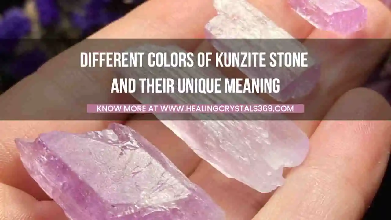 Different Colors of Kunzite Stone