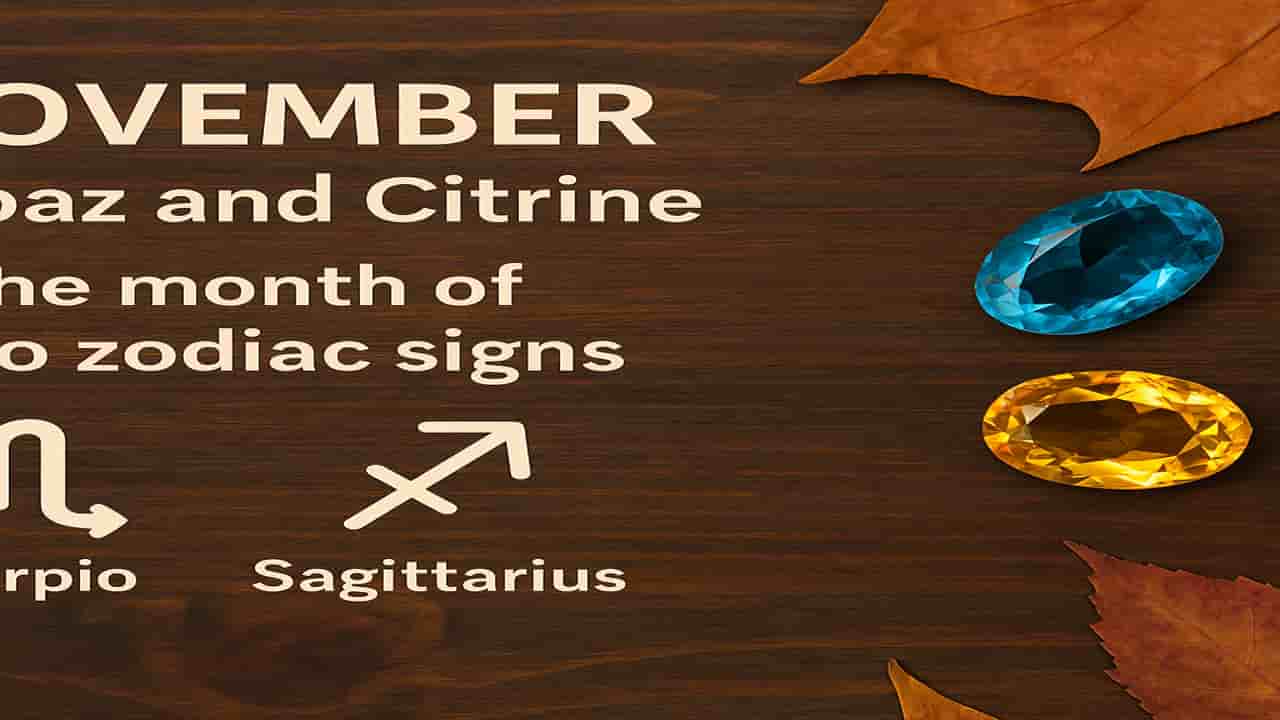 November Birthstone: Topaz And Citrine Meaning, Zodiac Sign