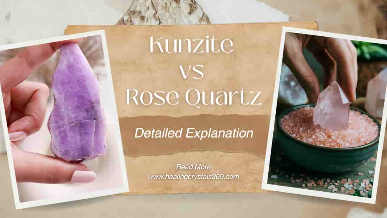 Kunzite vs Rose Quartz