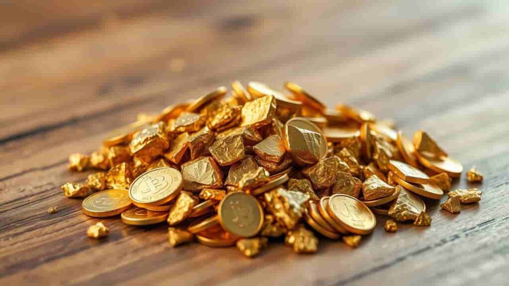 Gold and Pyrite Together