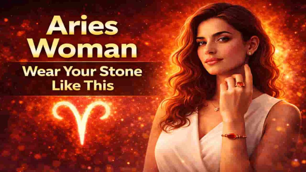 How an Aries Woman Should Wear Her Stone