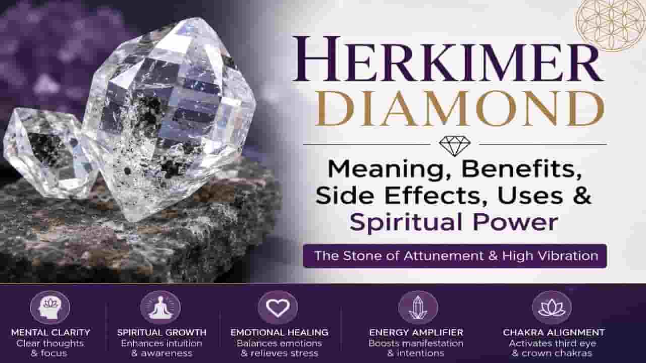 Herkimer Diamond: Meaning, Benefits, Side Effects, Uses & Spiritual Power